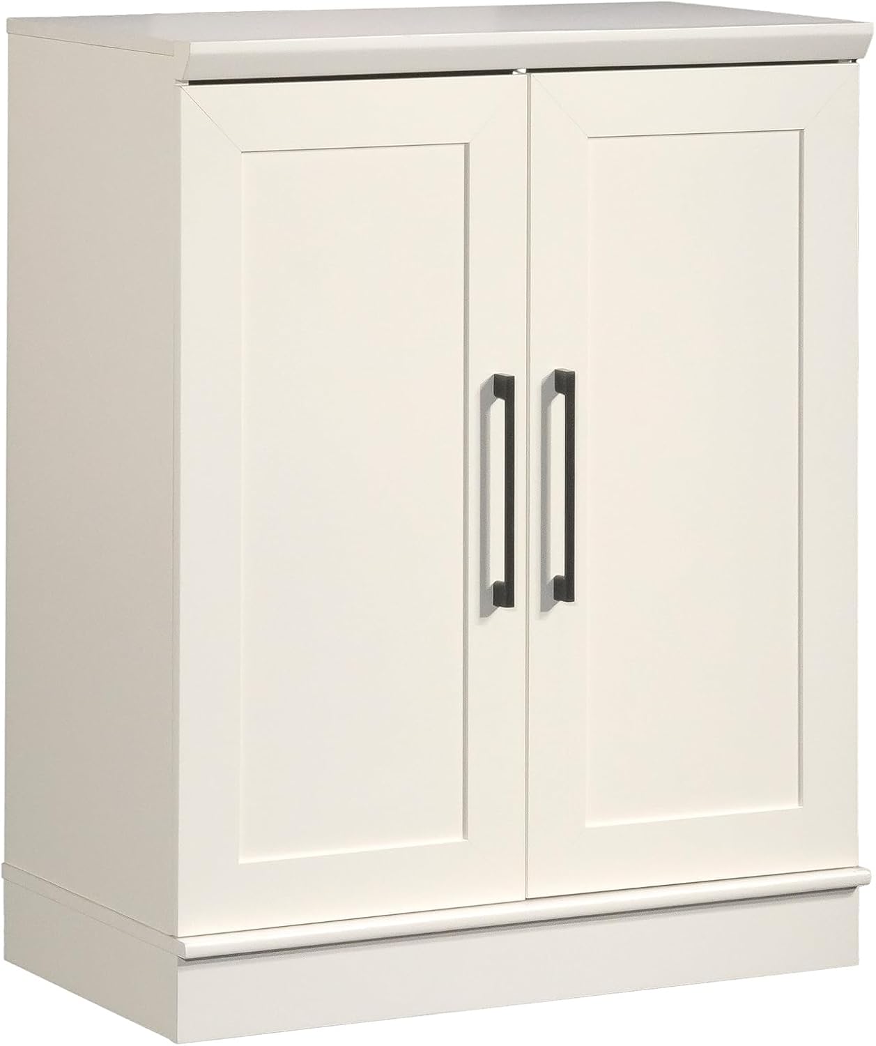 HomePlus Small Kitchen Pantry Storage Cabinet with Adjustable Shelves, Living Room Storage Cabinet, Soft White Finish