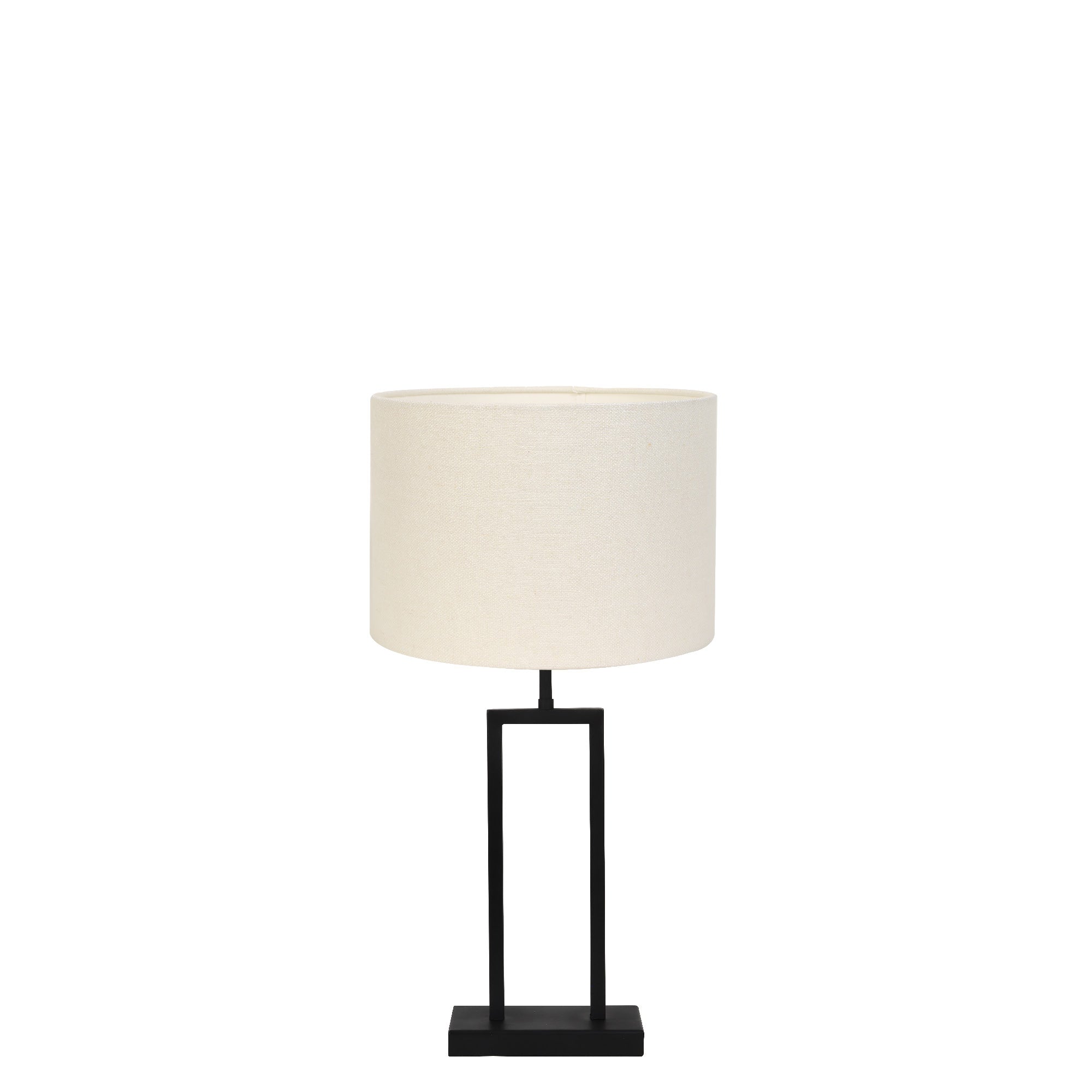 Light & Living tafellamp Shiva/Livigno - zwart, wit - 30x30x62cm