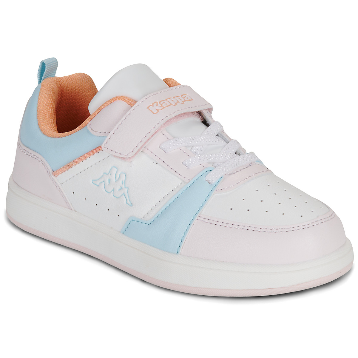 Kappa - LOGO SHAY EV KID - White / Pink / Calcite / Azure