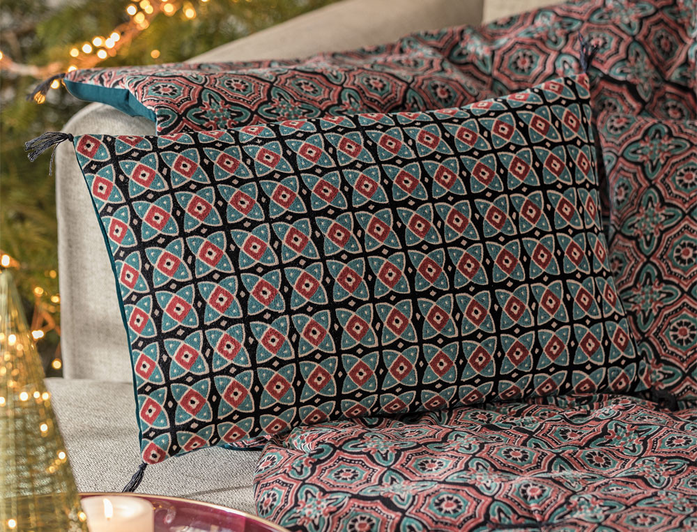 Coussin impriméInstant velours