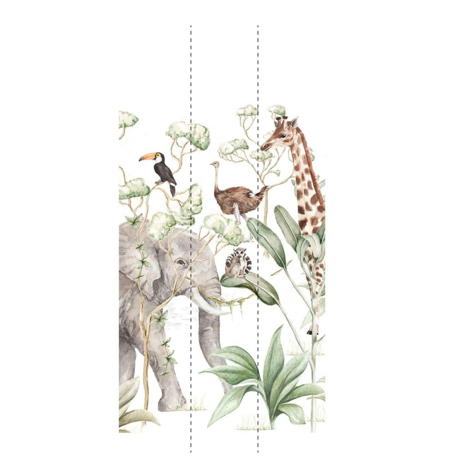 KIDS - Papier peint Savanna adventure 400 x 280 cm