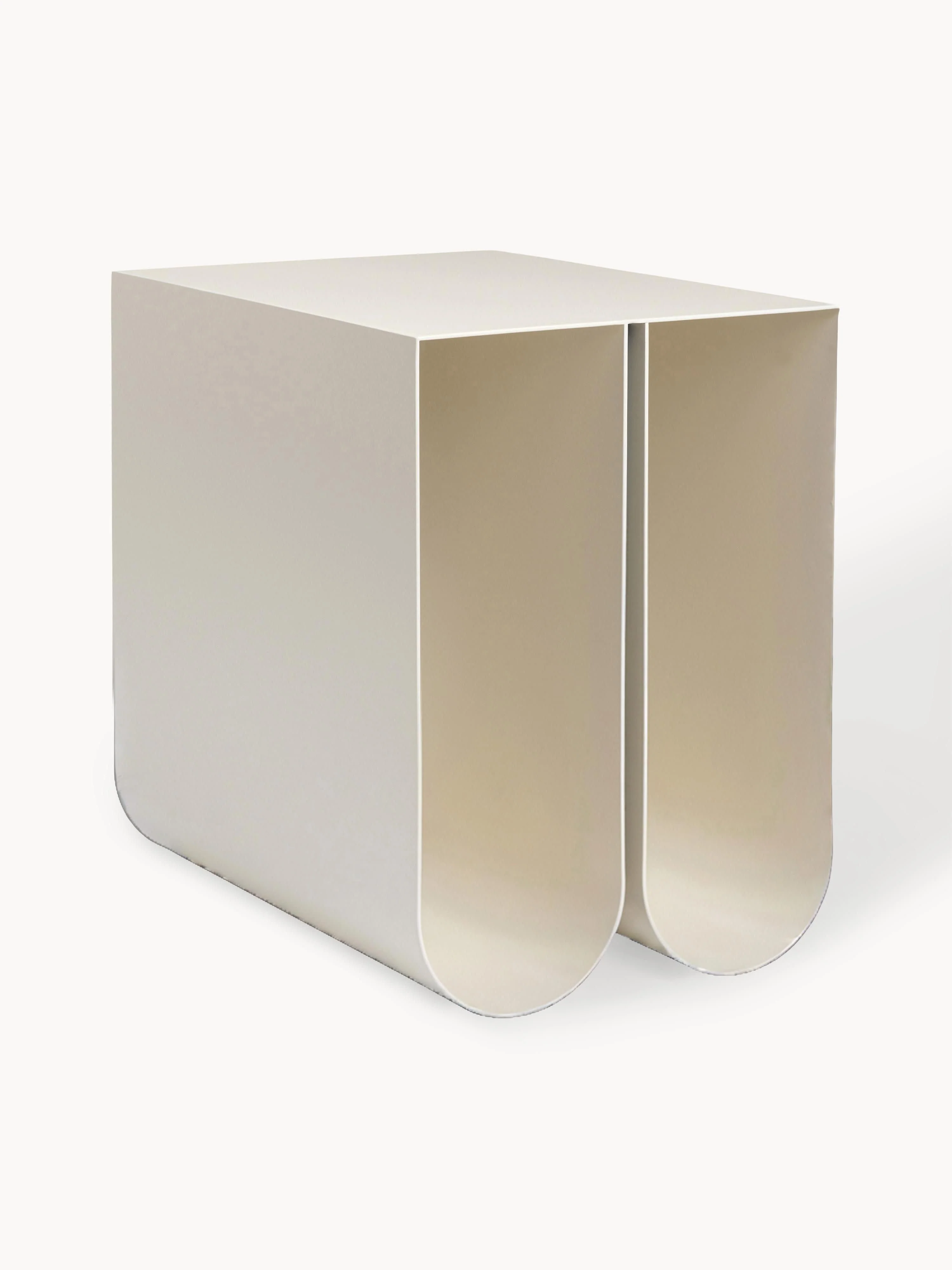 Metall-Beistelltisch Curved