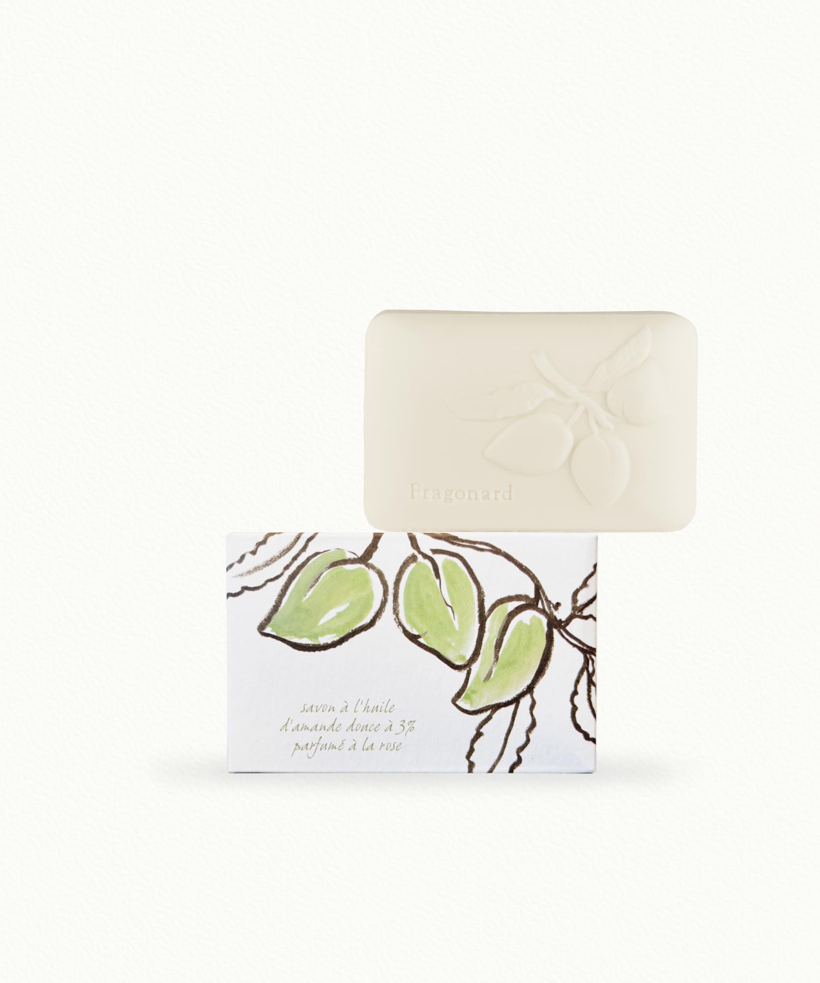 Savon Végétal Huile Amande Douce - Rose