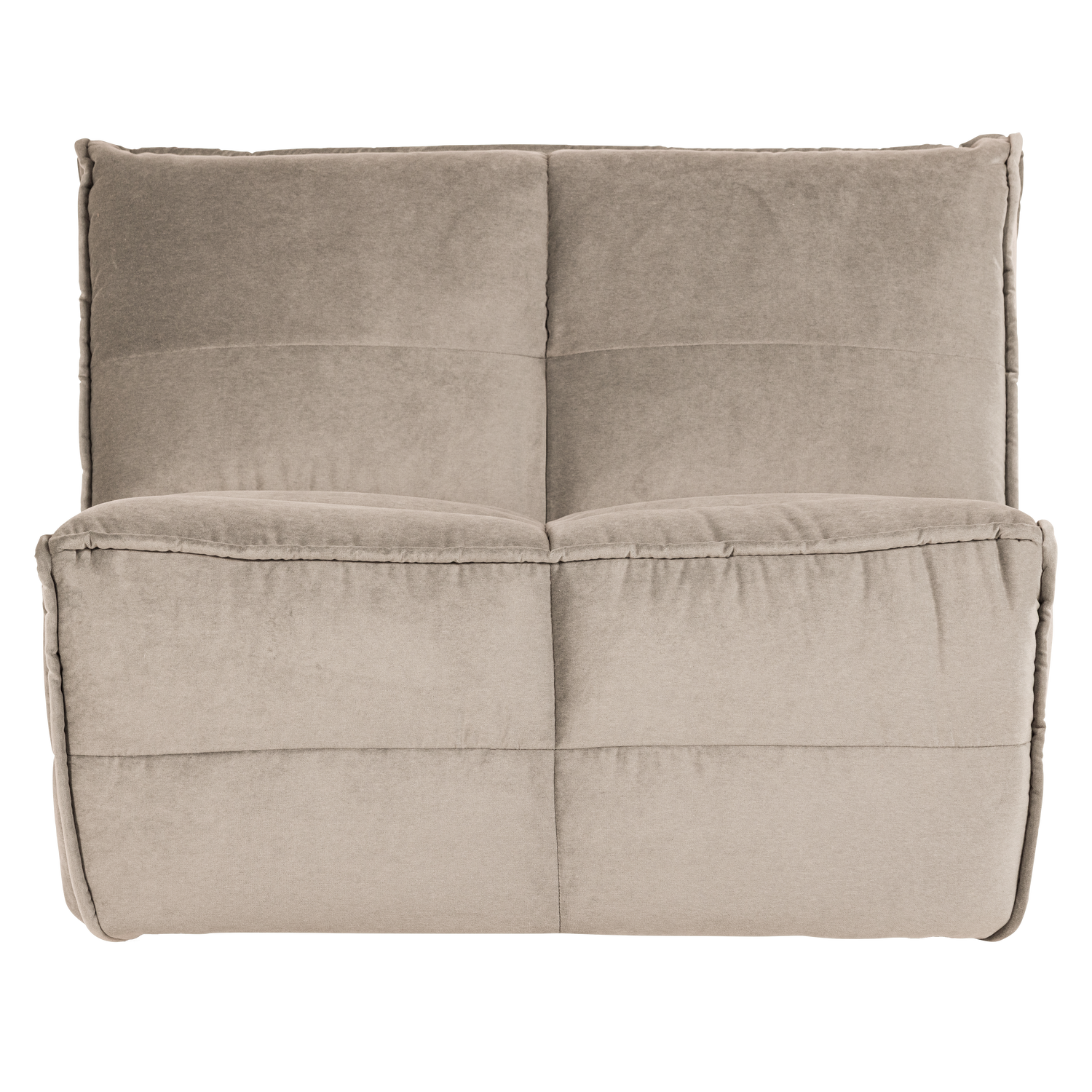 vtwonen 1-zits element Cluster - Velvet - Warm Taupe - 82x105x92