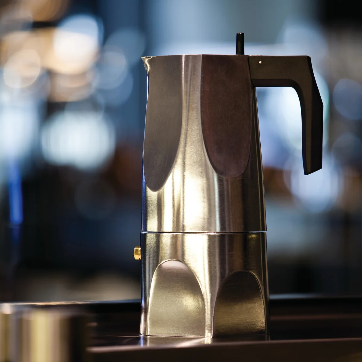 Alessi - MT18/3 Ossidiana Espressomaschine