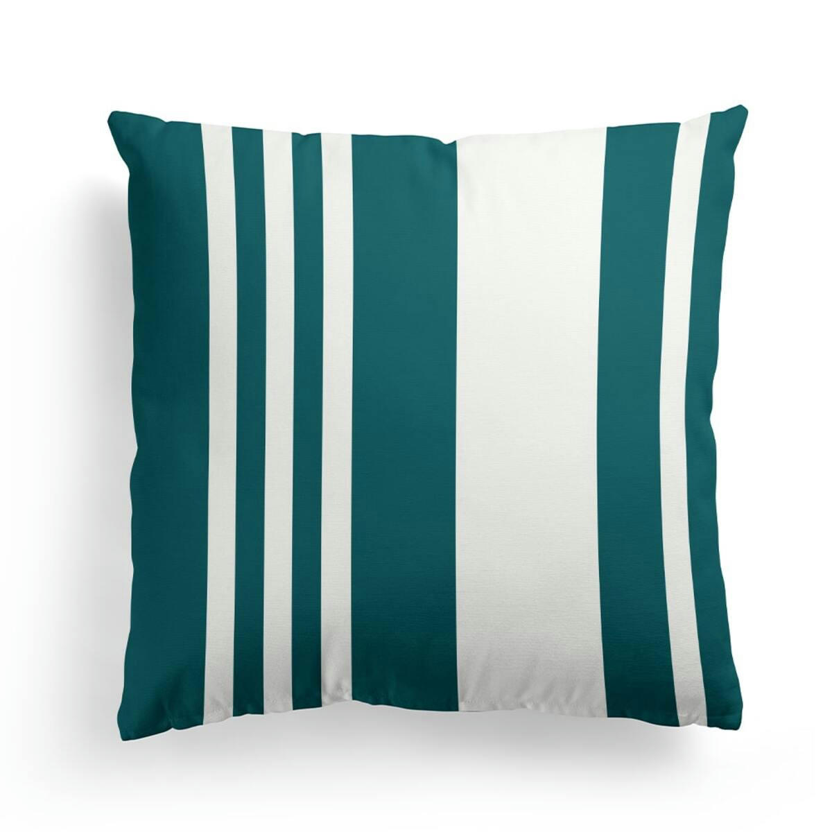 PAMPELUNE - Housse de coussin coton Vert 40x40 cm