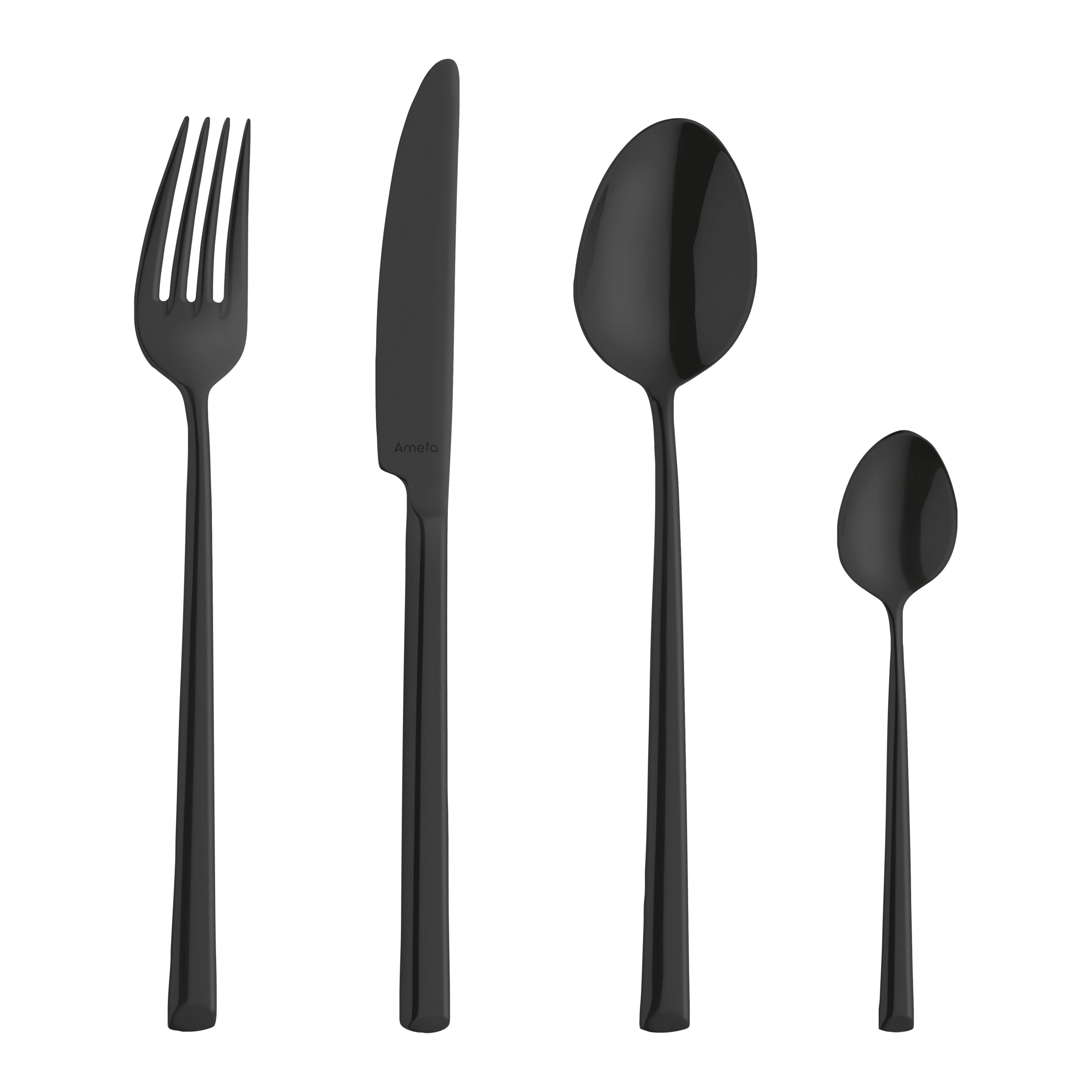 Amefa Metropole Bestekset 24-delig - Zwart