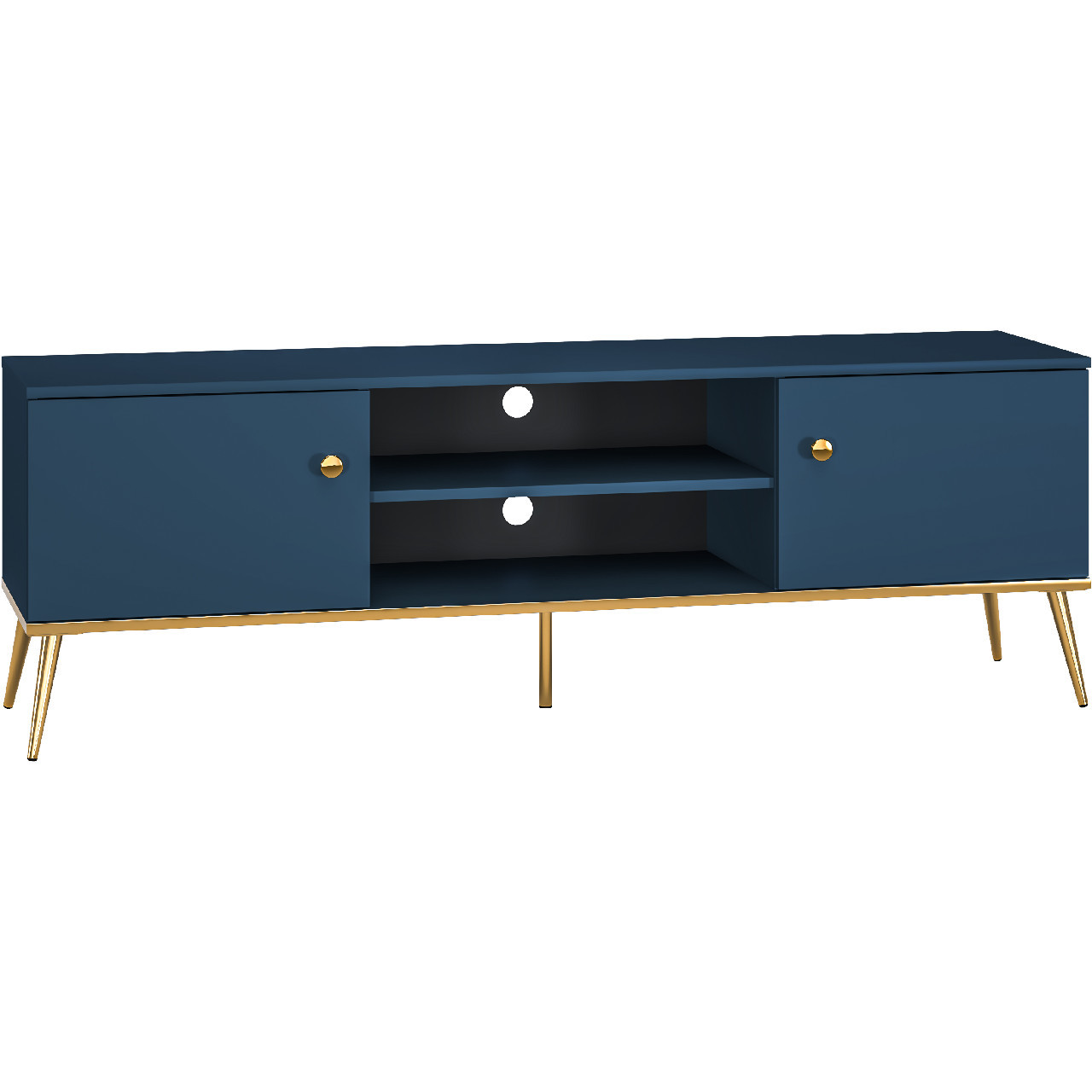 Komoda RTV SOLARO 05 błękit ciemny