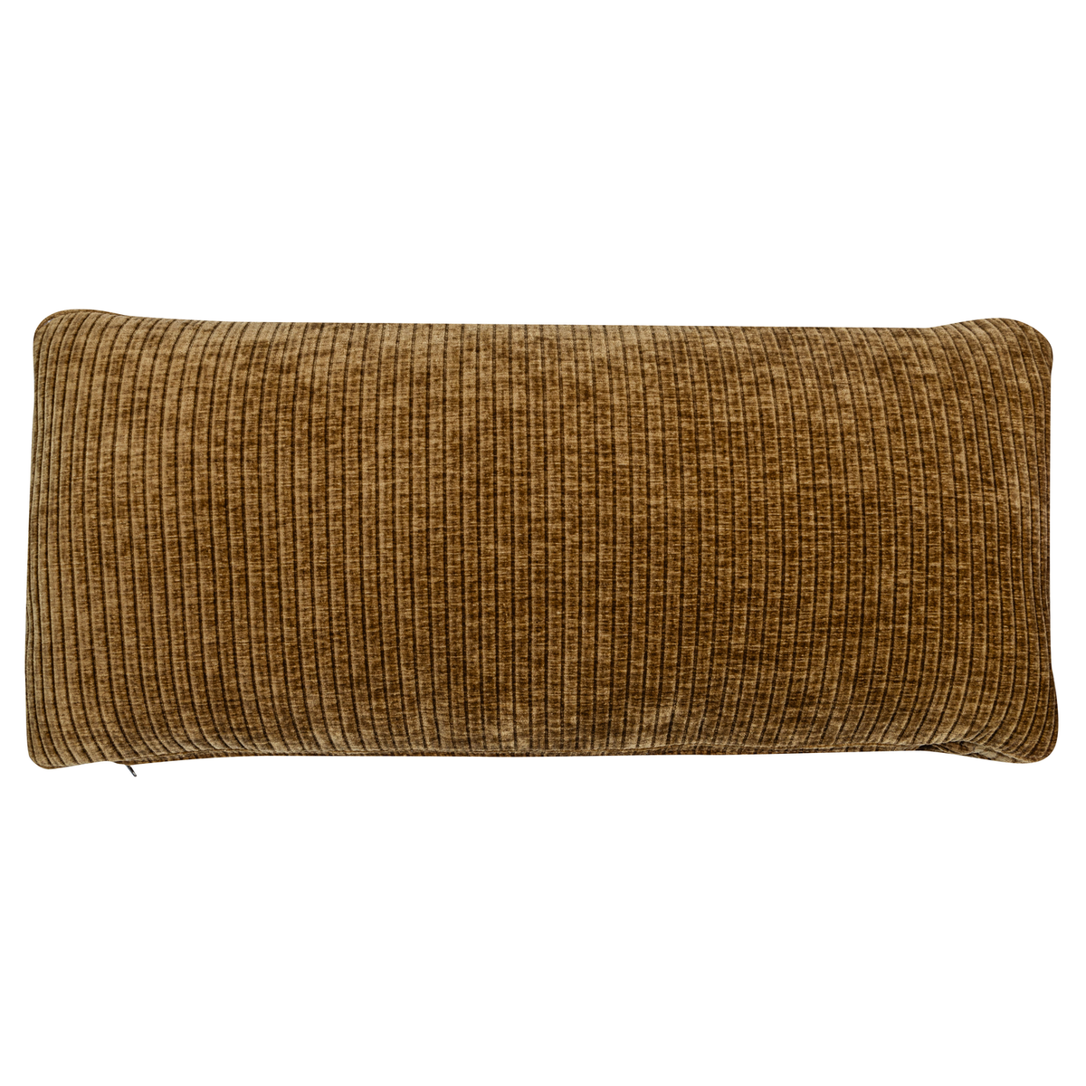 WOOOD kussen Mojo - Geweven Ribstof - Honinggeel - 30x70x10