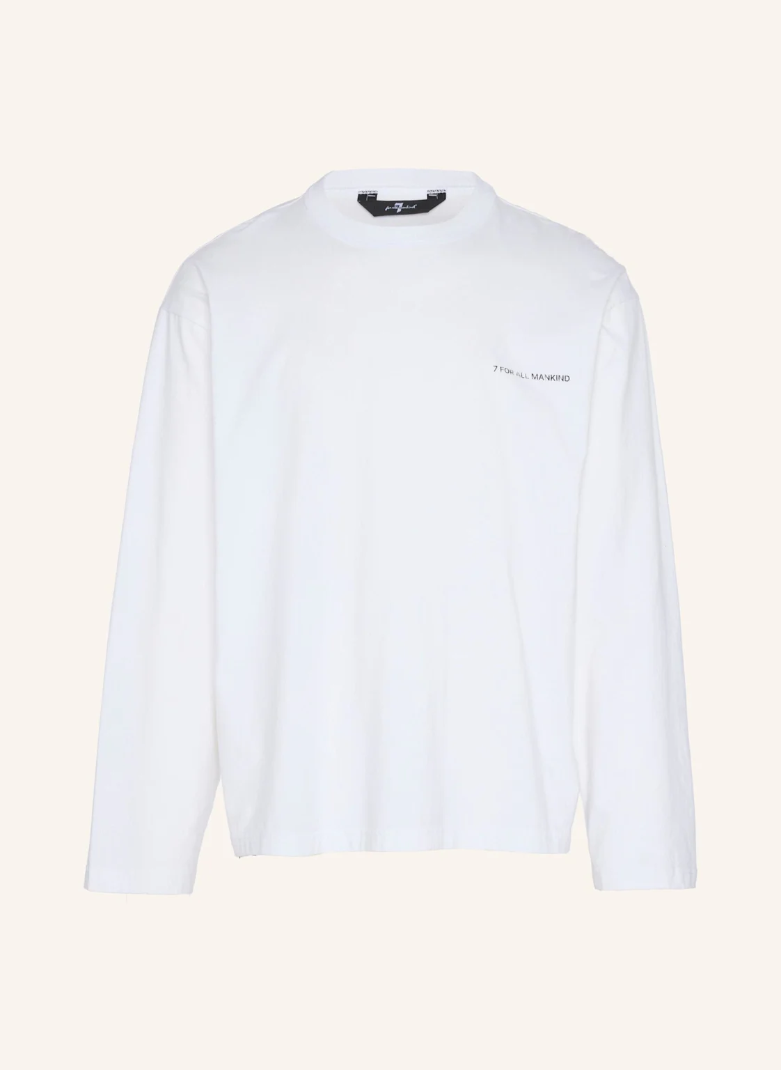 7 for all mankind Knitted L/S GRAPHIC TEE
