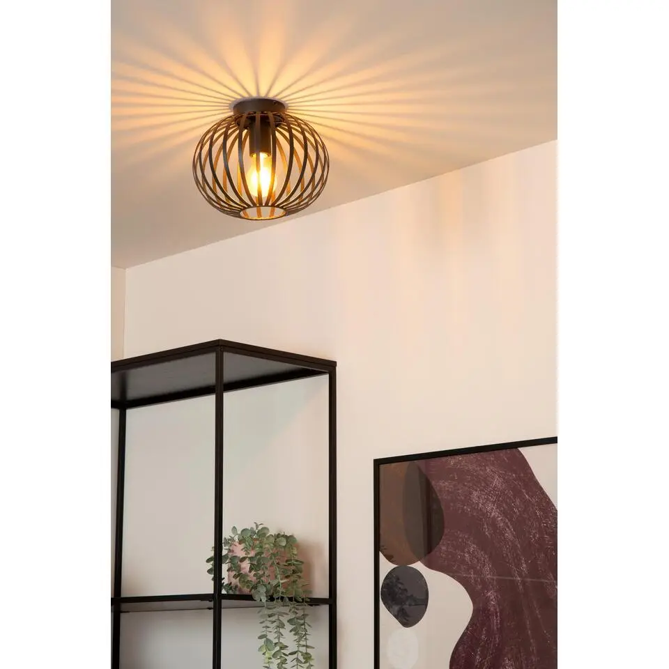 Lucide MANUELA Plafonni&egrave;re - Zwart