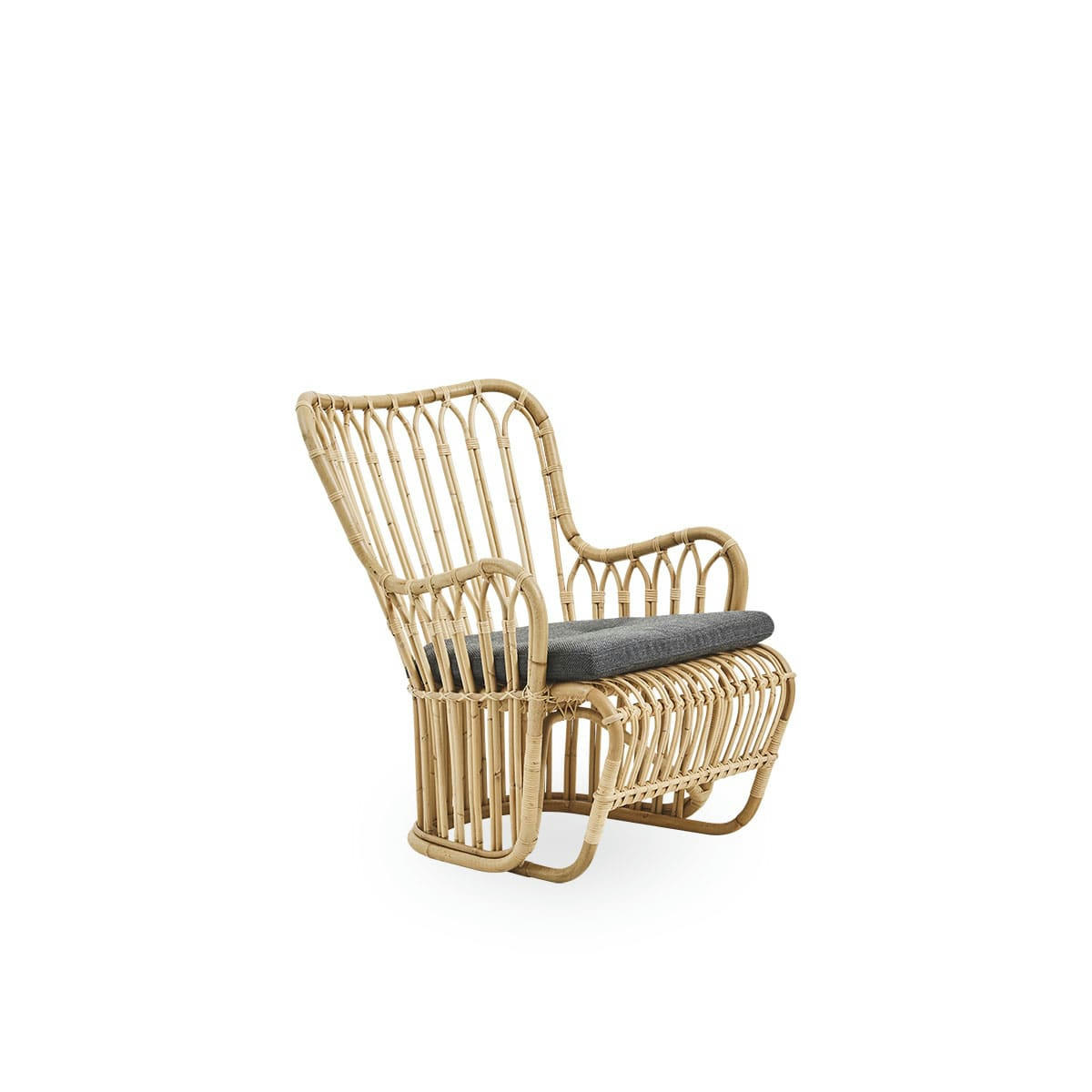 TULIP - Fauteuil lounge en rotin by Kindt Larsen