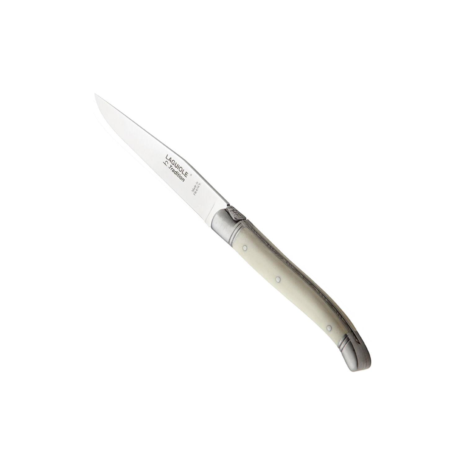 Steakkniv, hvid ben
