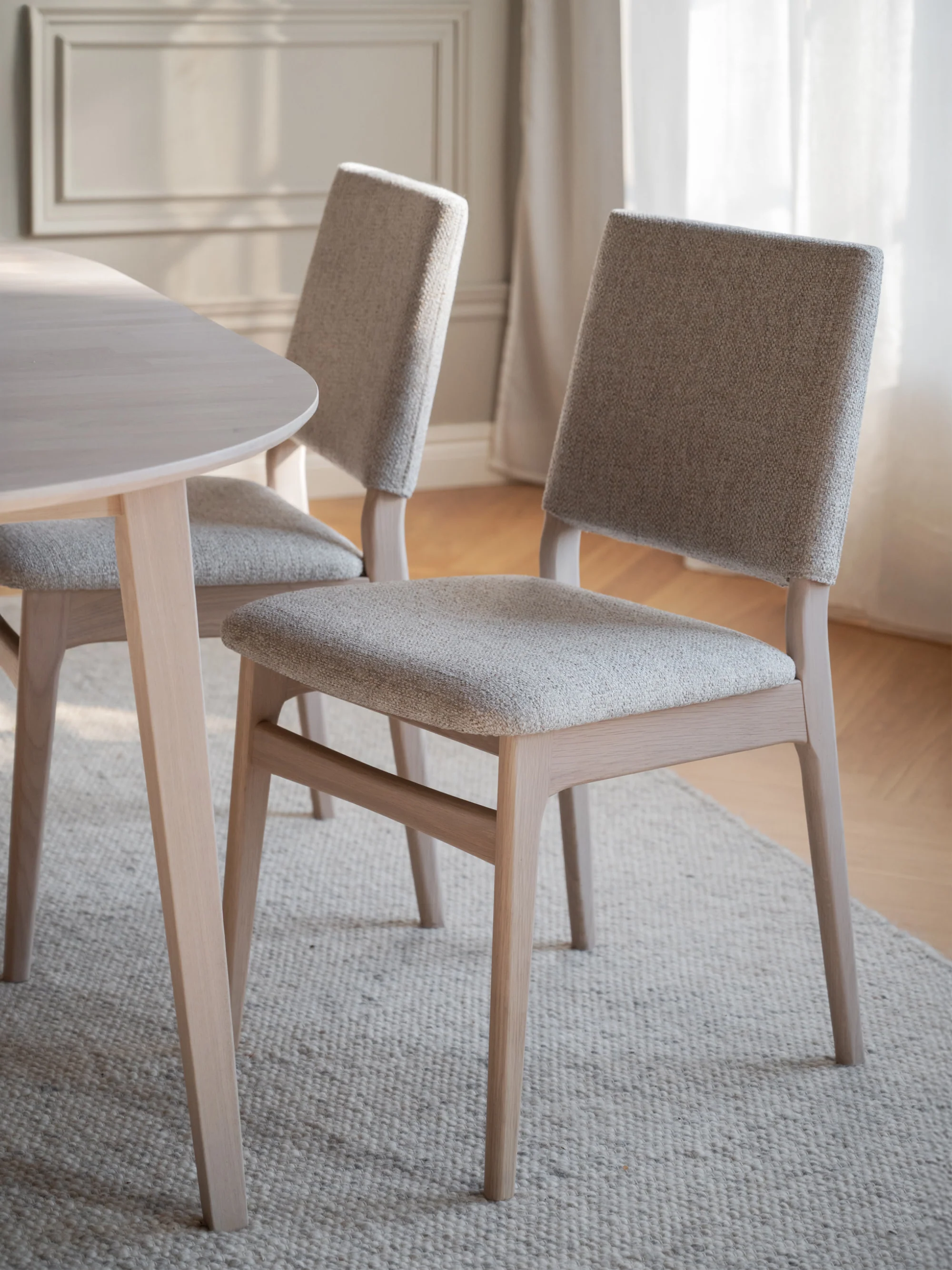 Stühle Medford aus Eichenholz, 2er-Set