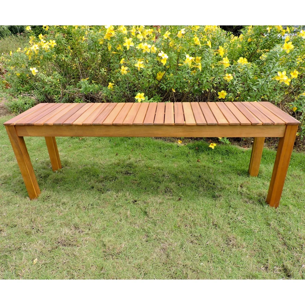Royal Fiji Acacia 52-inch Garden Bench