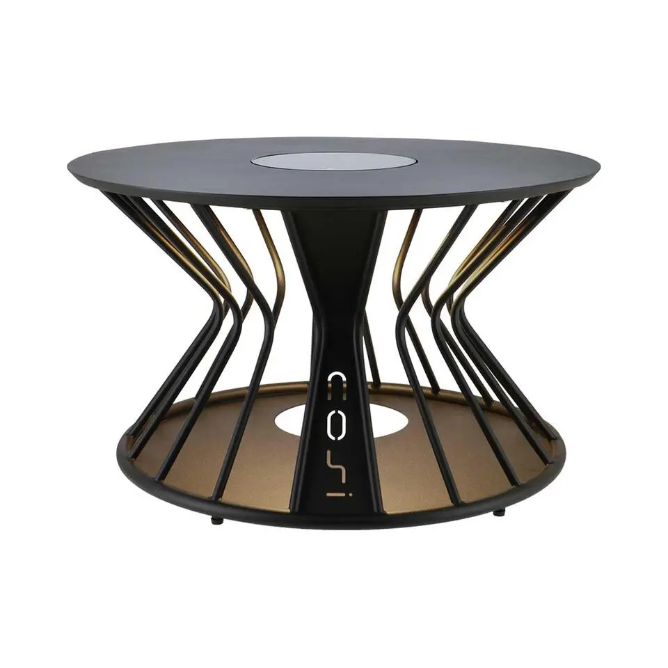 Cosilumia loungetafel met verlichting &Oslash;70 x 41 cm - black