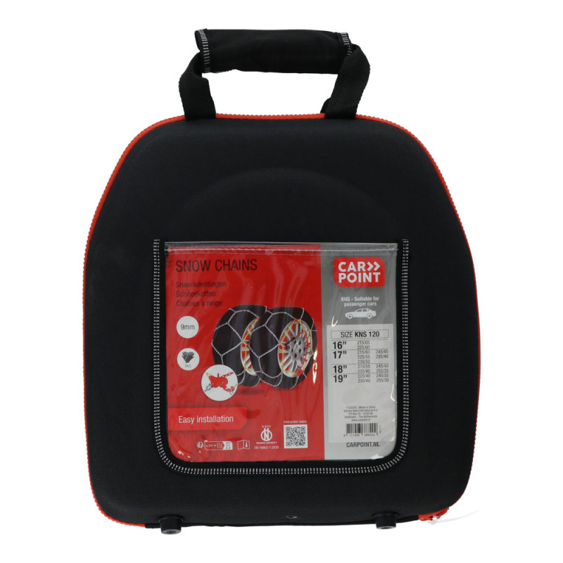 Chaîne à neige KNS-120 9 mm 2 pièces CARPOINT