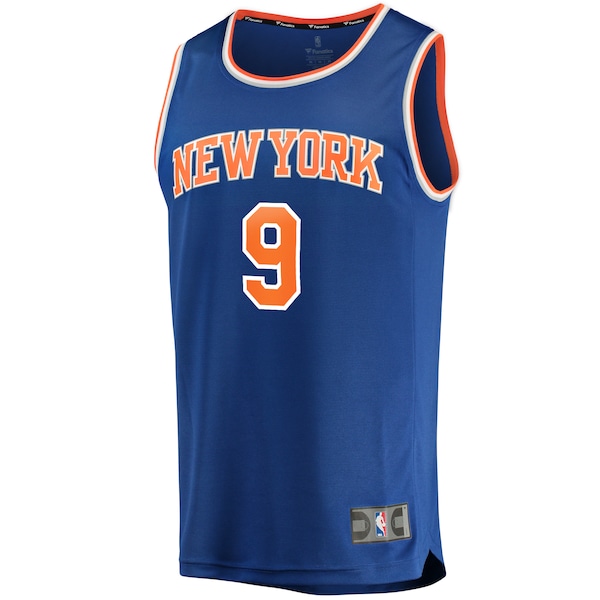 RJ Barrett New York Knicks  Replica Fast Break Jersey Blue - Icon Edition