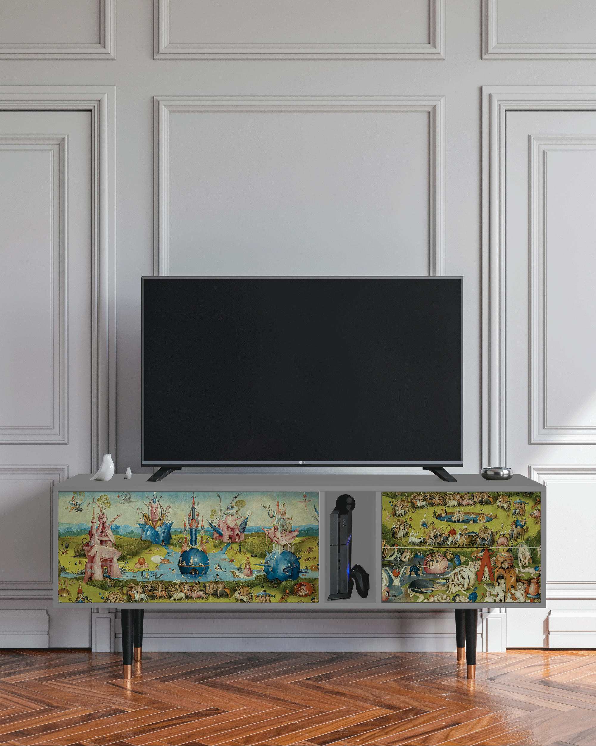 THE GARDEN BY HIERONYMUS BOSCH - Meuble TV  multicolore 2 tiroirs et 2 portes L 170 cm