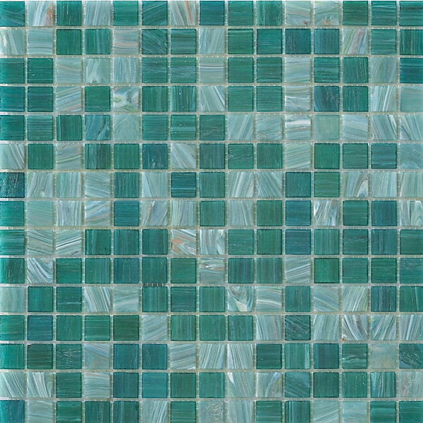 Mosaïque Vert Salle de Bain et Cuisine Multi Teal 32,7x32,7 cm Intérieur &Extérieur