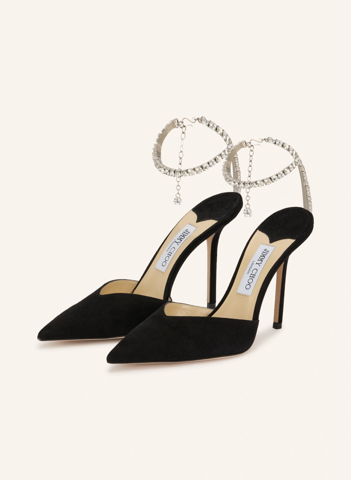 JIMMY CHOO Slingpumps SADEA mit Schmucksteinen
