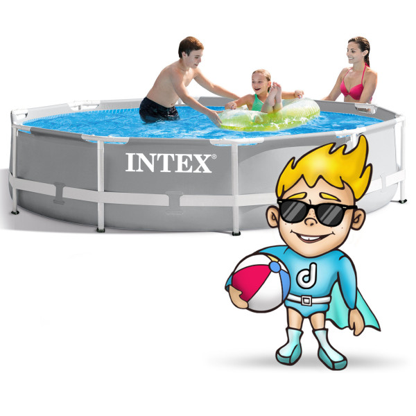 Basen ogrodowy stelażowy Intex 305x76 cm zestaw 16w1
