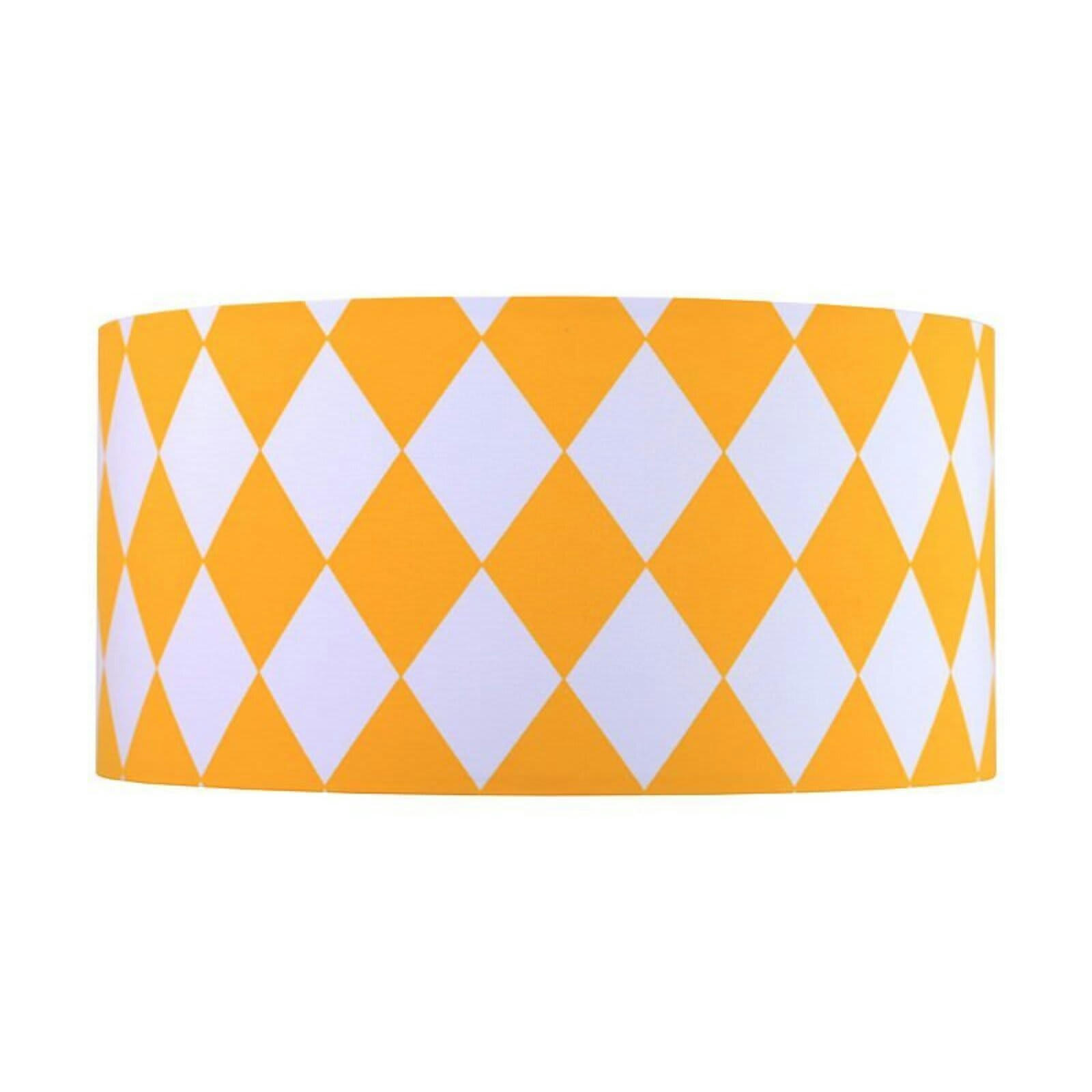 CLASSIC - Suspension Tissu Orange 40x40x102 cm