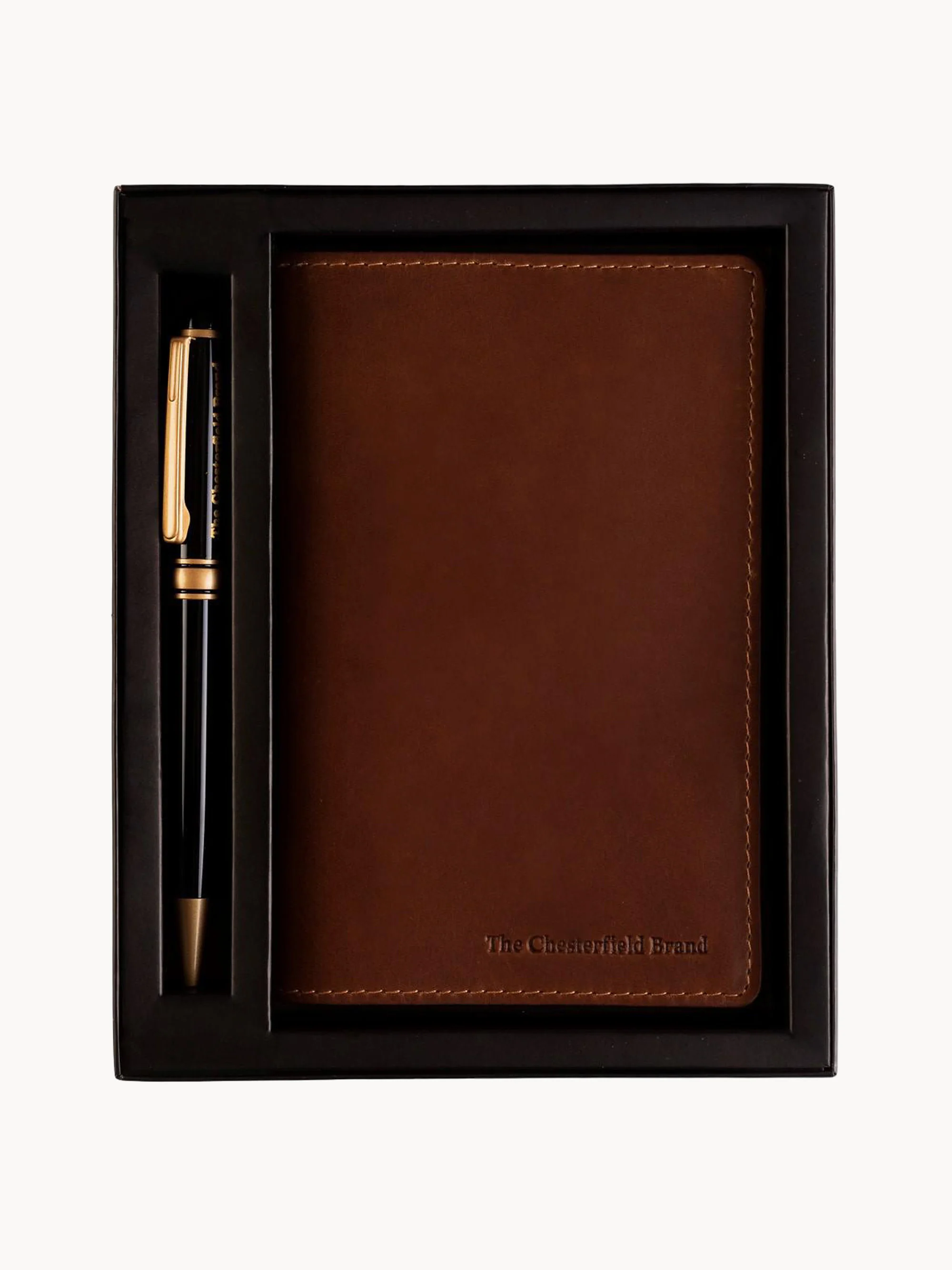 Leder-Schreibmappe mit Stift Cristine