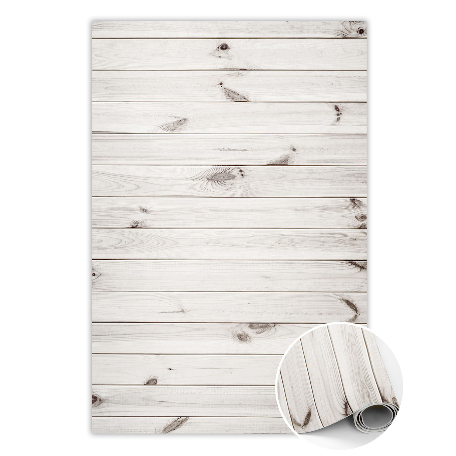 Wewnętrzny dywan winylowy Poziome deski 60 x 90 cm