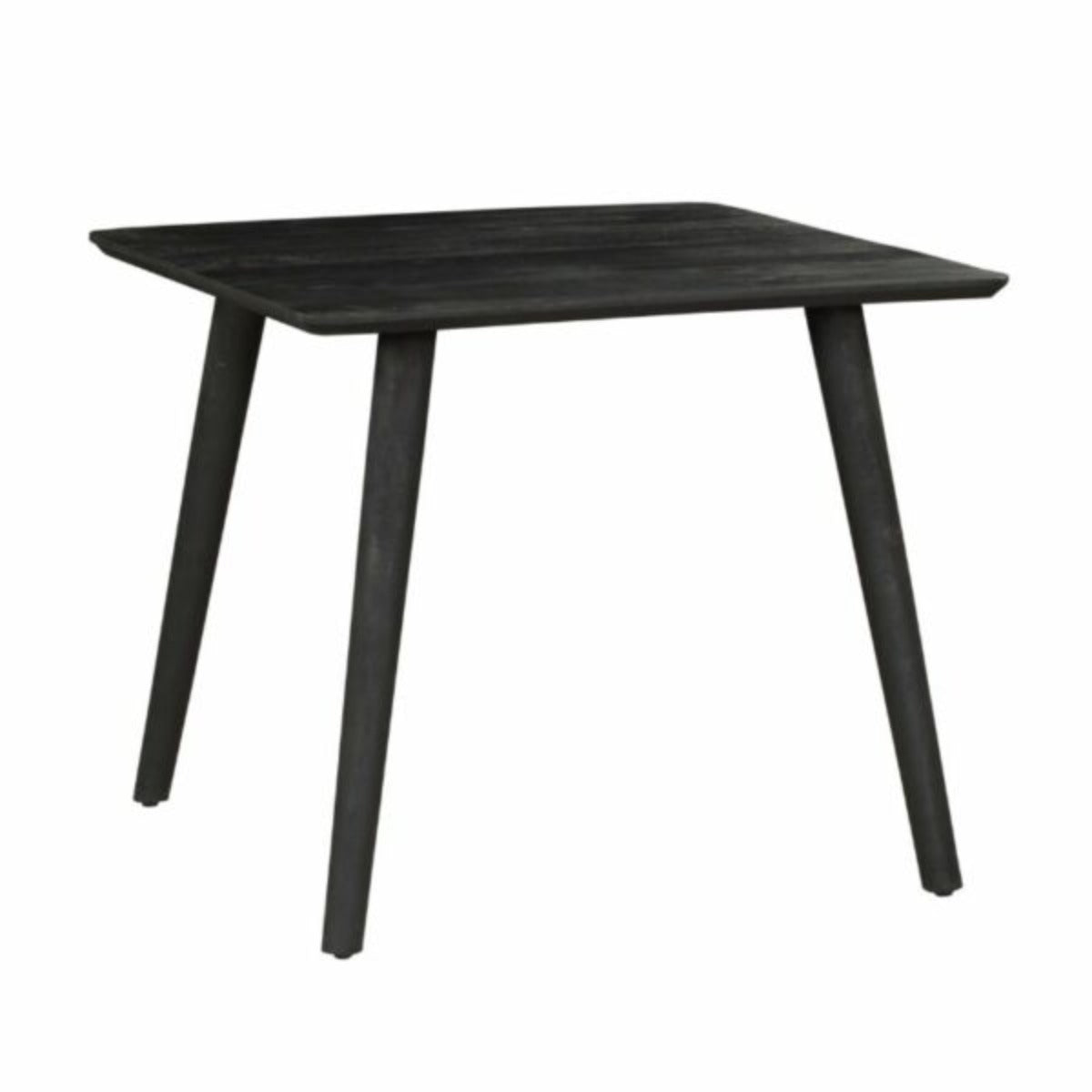 StarFurn Eettafel Omaha - Zwart Mangohout - 90x90x76cm