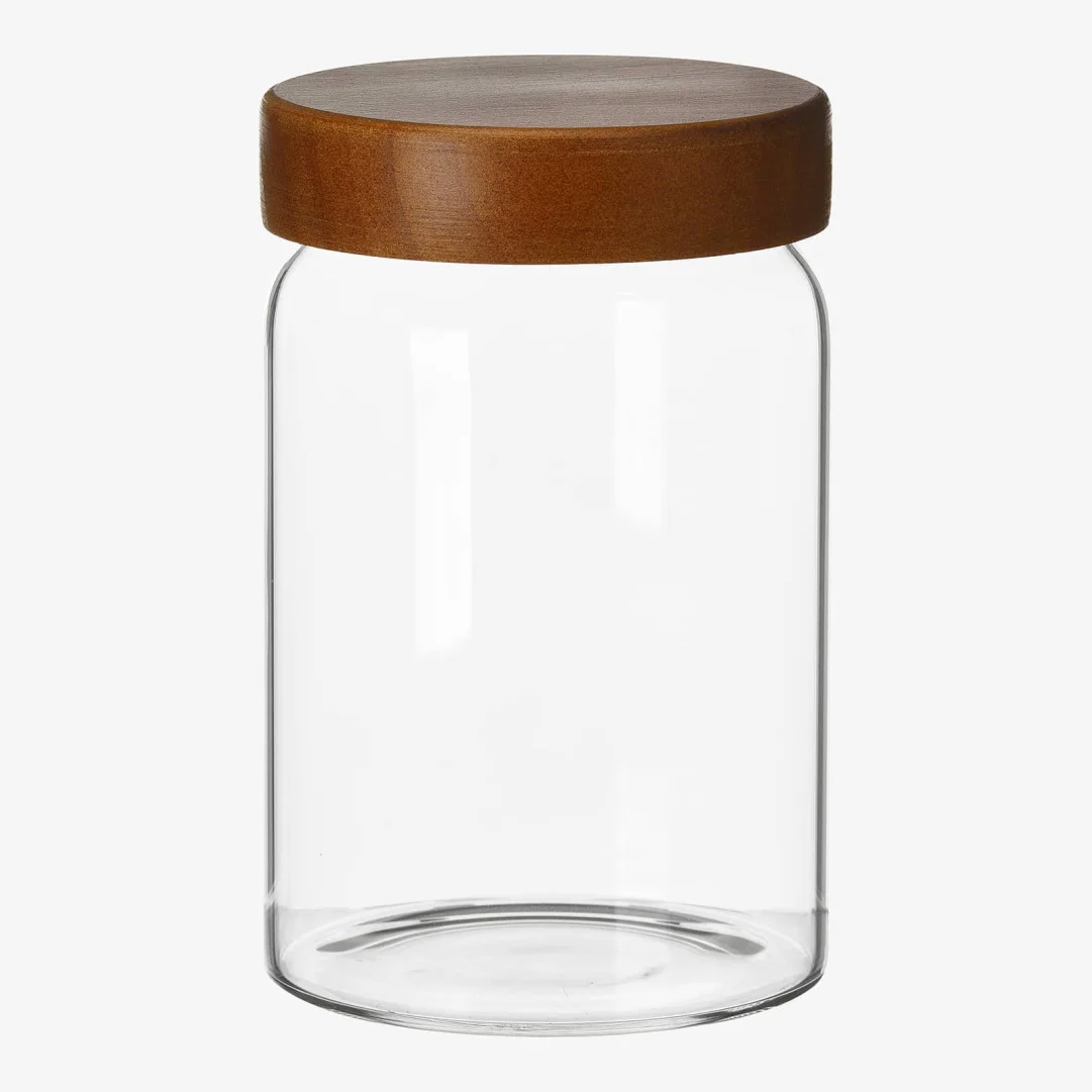 Clear storage jar, Ø 11 cm, H 170 mm