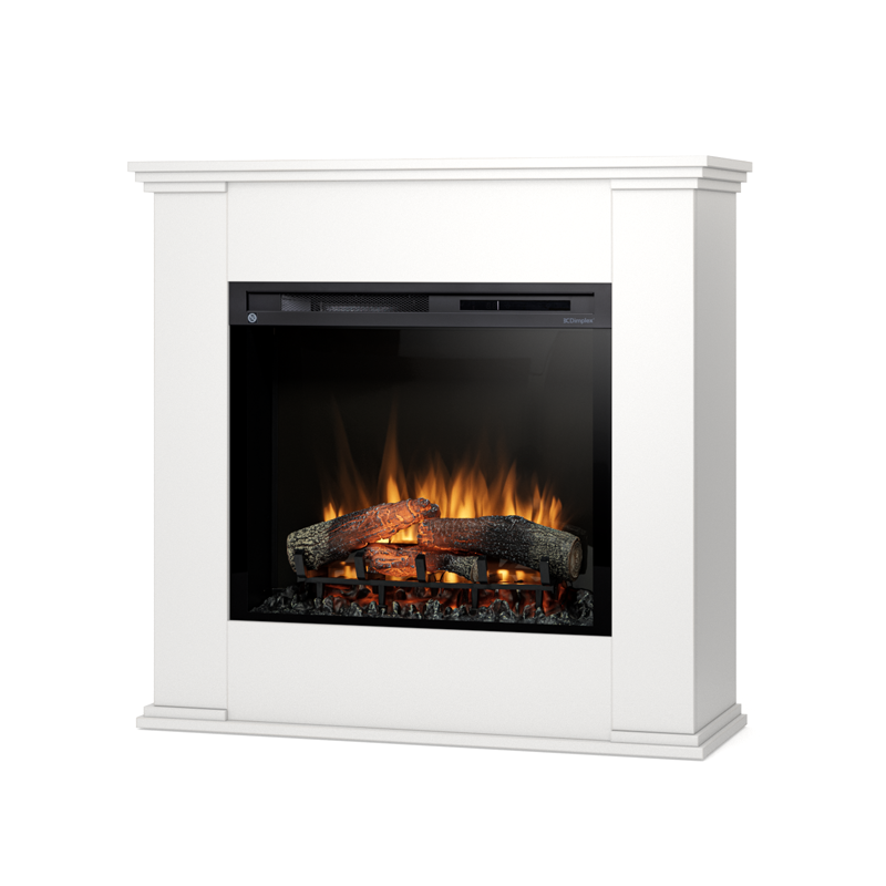Kominek elektryczny Kelia 28" XHD Optiflame Biały Warmtec