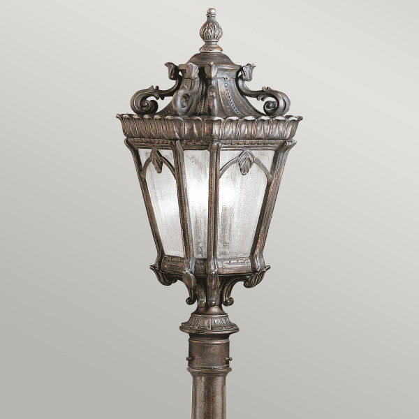 Lampa ogrodowa stojąca brązowa Tournai wys:110 cm 1xE27x60W IP44 Kichler