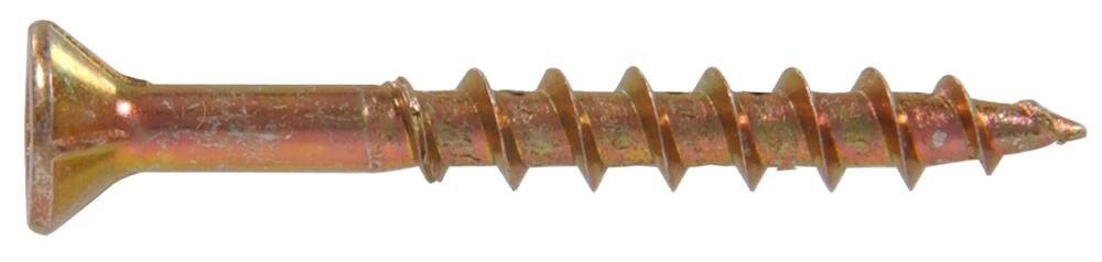 Hillman Multi-Purpose Screws, Ideal for ACQ Woods, Zinc & Yellow Dichromate, Assorted Sizes