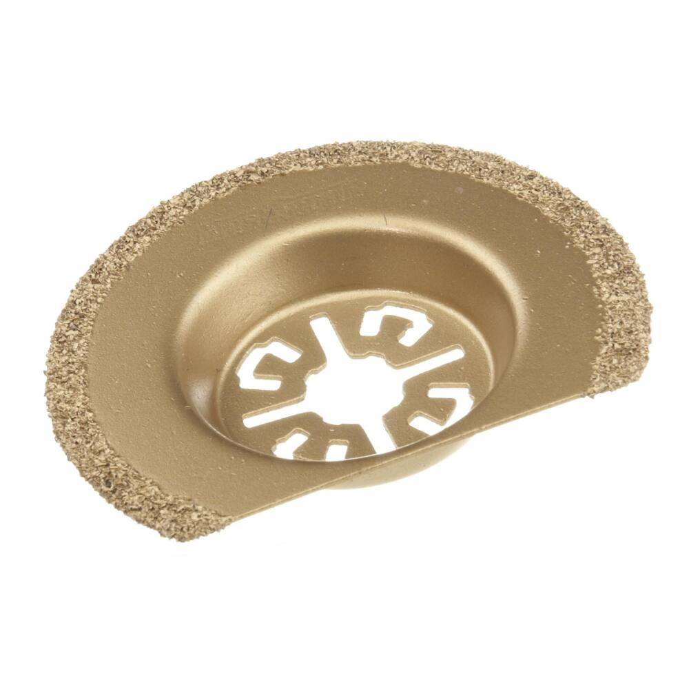 Mastercraft Oscillating, Universal Fit, Multi-Tool Carbide Segment Saw Blade, Removes Grout /Tile, 2-1/2-in