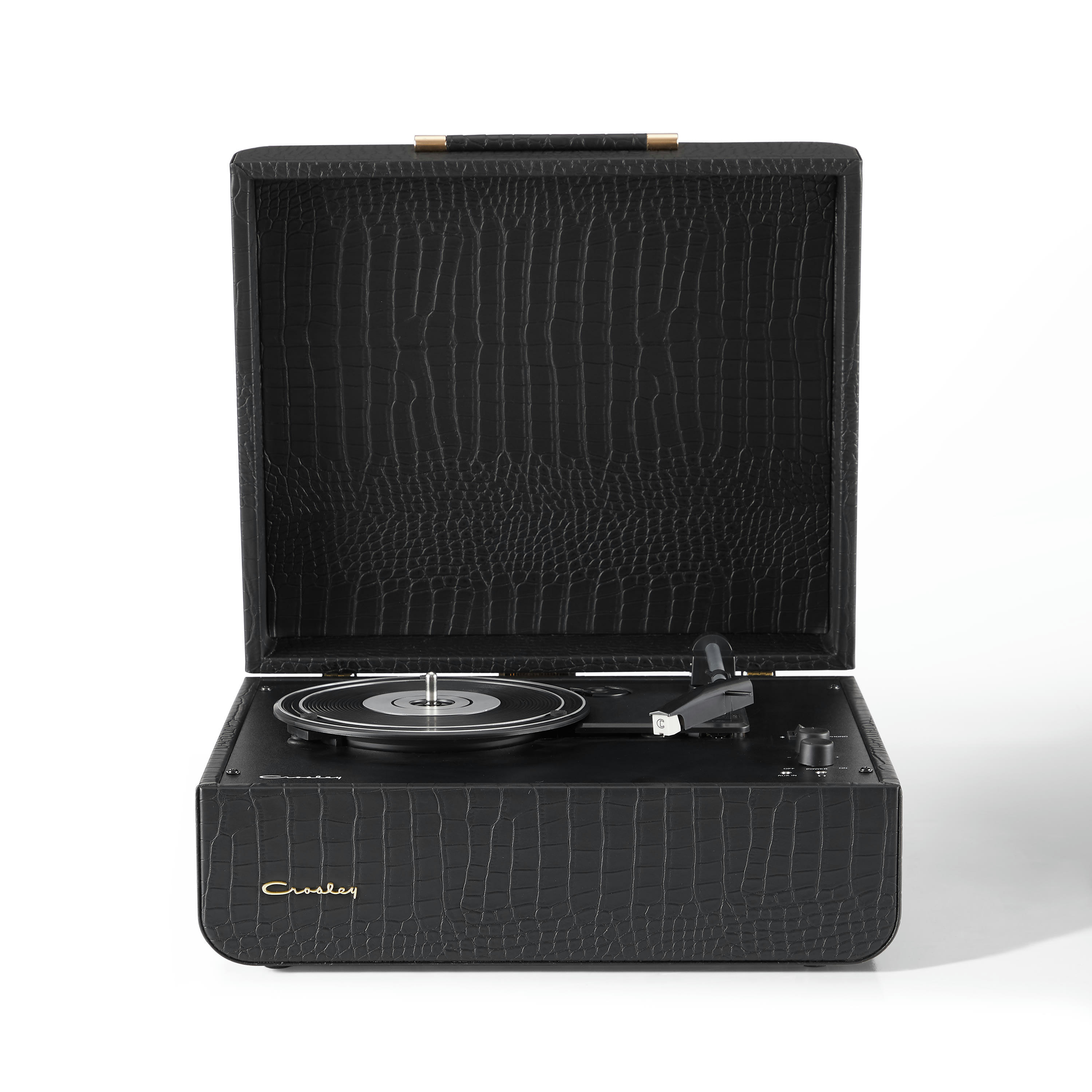 MERCURY - Platine vinyle Crosley Mercury portable avec Bluetooth Noir croc