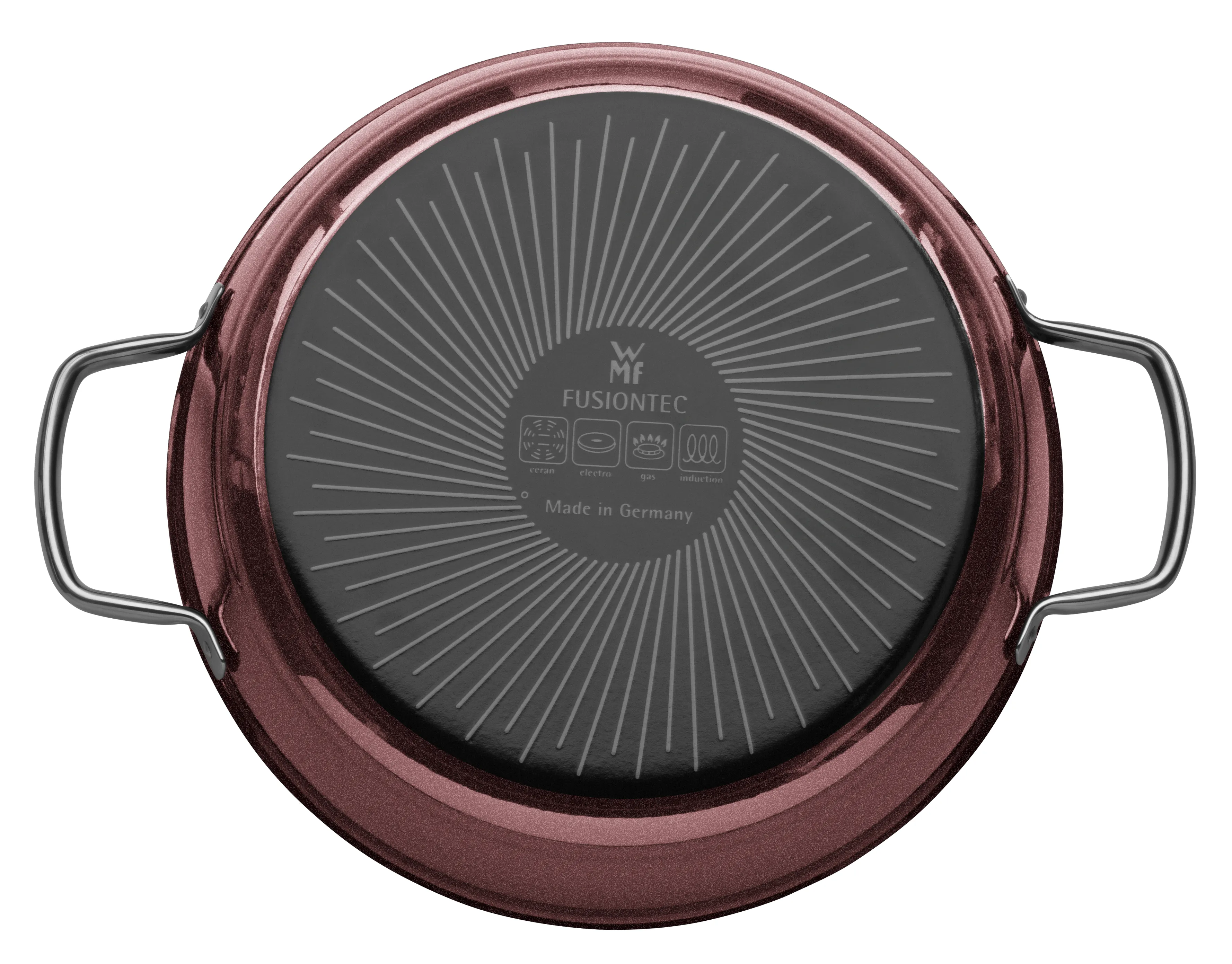 WMF Fusiontec Mineral Roasting Pan 24cm Rose Quartz with lid