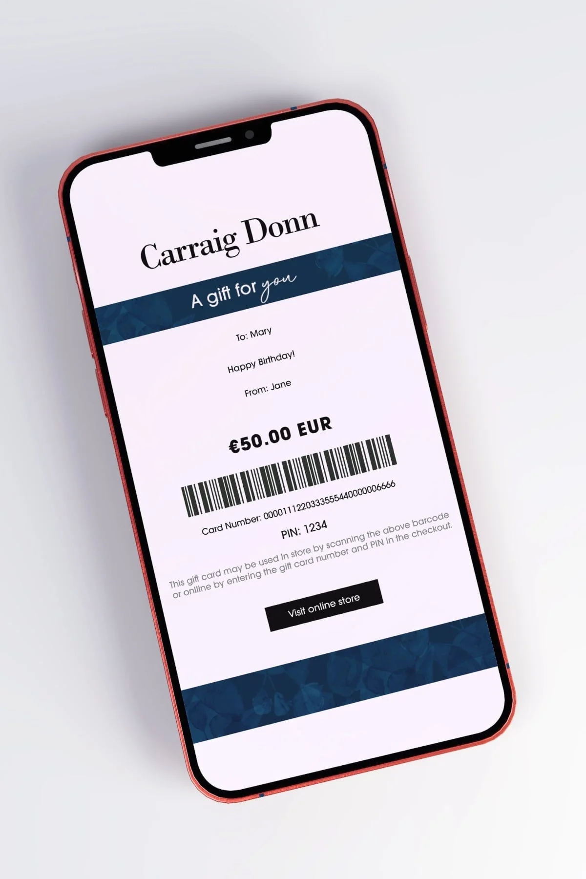 Carraig Donn eGift Card