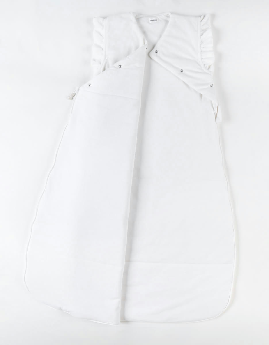 - Gigoteuse blanche en Veloudoux TOG 2.0 – 3.5  100 cm