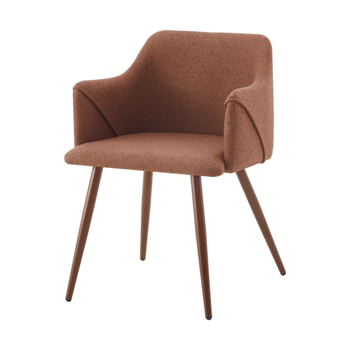 Cadeirão ALDRIDGE em tecido terracota