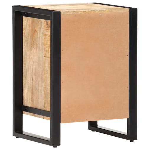 NNEVL Bedside Cabinet 40x35x55 cm Solid Mango Wood