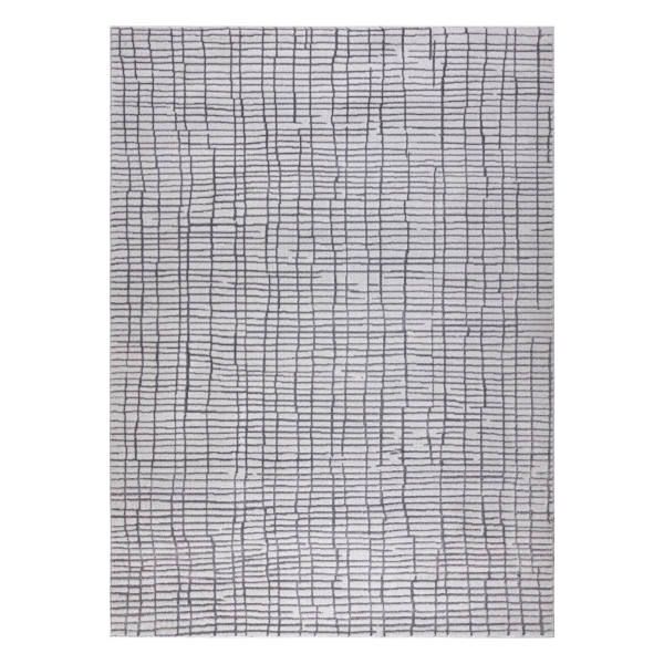 Dywan AURA J1852A szary - Linie, strukturalny, nowoczesny 80x150 cm