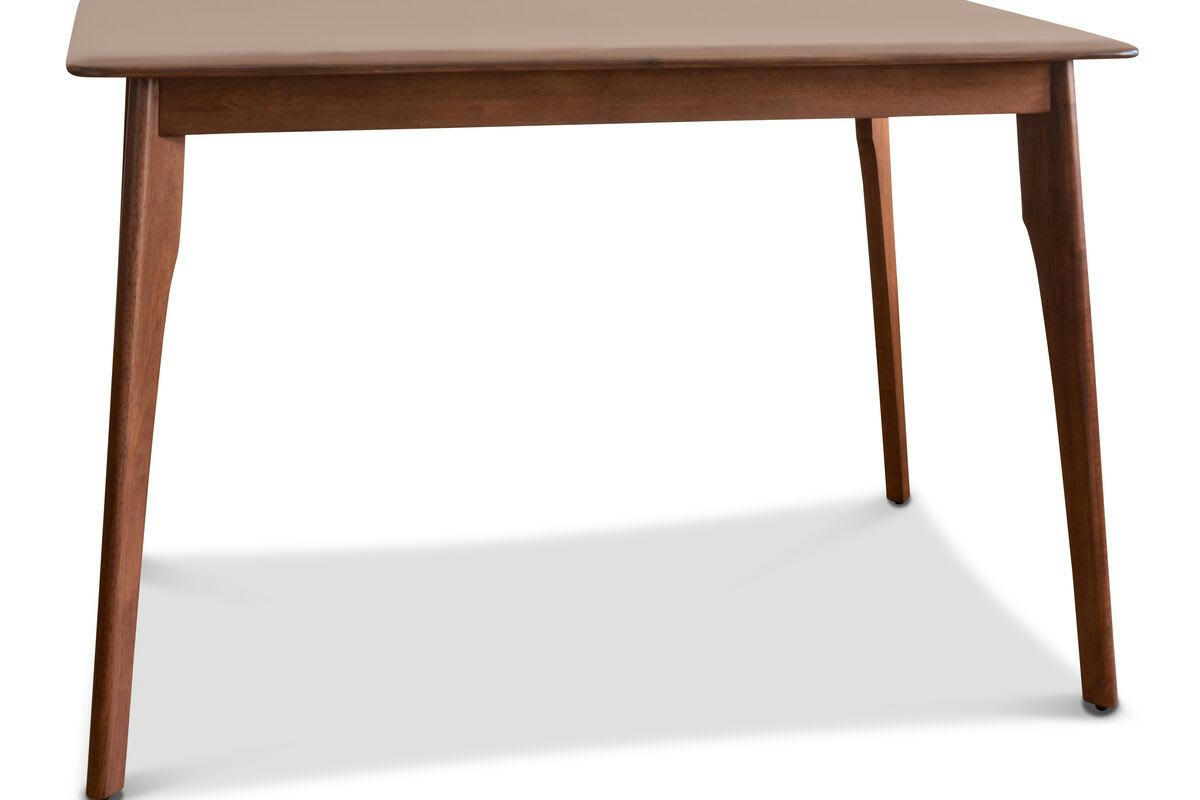 UMEA - Table de repas en bois foncé 6 places