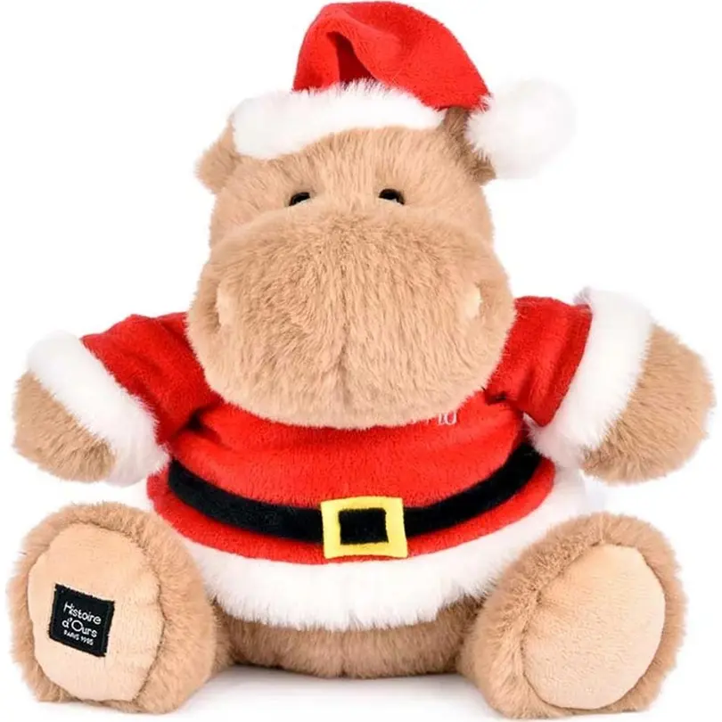 Kuscheltier Hippo Weihnachten