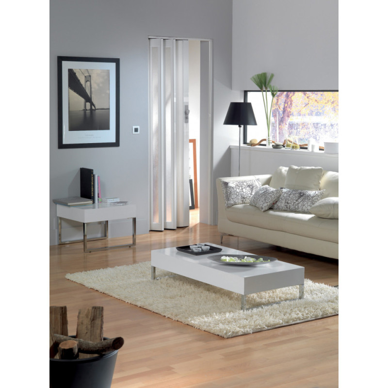 Porte accordéon Larya blanche