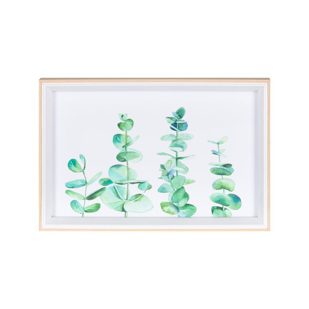 QUADRO 30 CM X 20 CM AQUARELA PLANTAE
