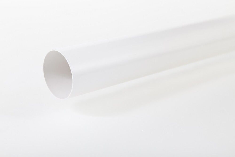 NEDLØPSRØR RIAS HVIT PVC 75MM 2M