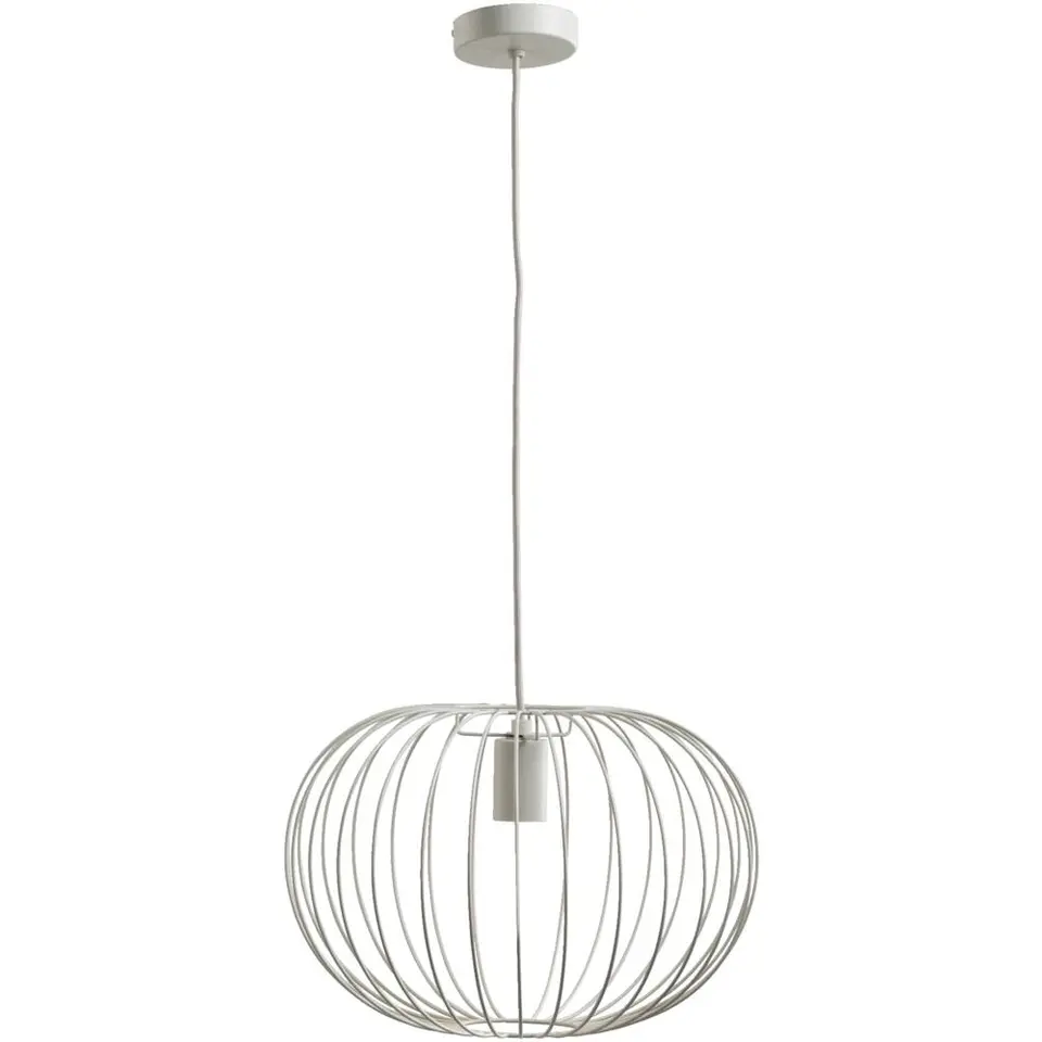 Hanglamp Jade - lichtgrijs - 120x26x&Oslash;38 cm