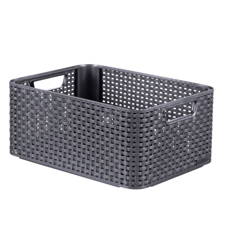 Box de rangement Natural Style anthracite 18 L CURVER