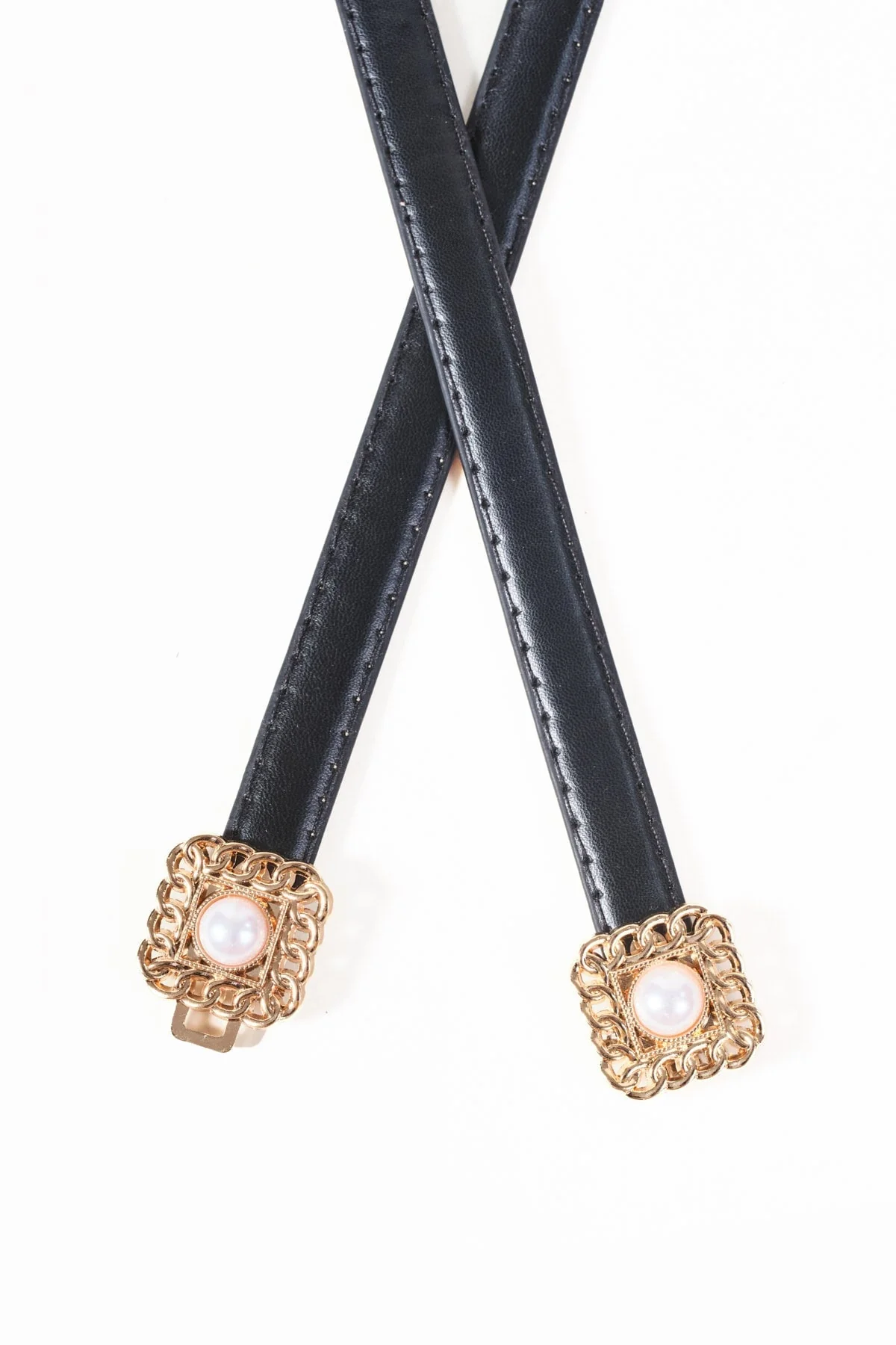 Pearl Detail Belt - Size M/L